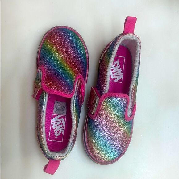 Vans Multicolor Glitter Kids Slippers - Picture 2 of 6